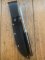 MAFFI SYDNEY AUSTRALIA Gloss Black Handled Fixed Blade Knife With Sheath