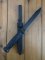 GLOCK Original Austrian Made Black Straight Edge Field Knife with Polymer Scabbard