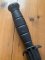 GLOCK Original Austrian Made BLACK Saw Back Field Knife with Polymer Scabbard