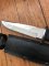 Kizlyar Knife: Kizlyar Original Mirror Finish Sh-8 Straight Blade with Rubberised Handle No: 5029
