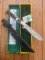 Puma Knife: Puma 1987 Jagdnicker Knife with Stag Handle & Green & Yellow Box