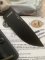 ESEE Knives- ESEE-4 HM Knife with Ivory Beige Micarta Handle & Black Kydex Sheath