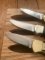 Puma Set of 3 - Full Size 4 Star Folding Knife Set in Display