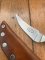 Lance Davison Custom Knife Maker Melbourne Australia Upswept Skinner