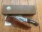 Puma Knife: 12 6010 Puma Austrian SkinMaster Centenary Knife 996-1996 with Walnut Handle 79/200