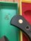 Puma Knife: Puma Original 1985 4 Star Fixed Blade Knife with Black Micarta Handle in Dark Brown Puma Sheath & Box