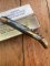 Laguiole French Made Circa 1980's 2 Piece Folding Knife Model #1004