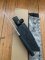 Kizlyar Knife: Kizlyar Original Phoenix Satin Military Knife with Elastron Rubberised Handle and Leather Sheath #628