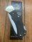 Puma Knife: Puma 2025 Date Stamp 4 Star Folding Lock Blade Knife with Black Buffalo Handle