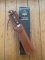 Puma Knife: Puma Rare 1999 Auto White Hunter Knife with Mid Brown sheath and Puma Box