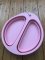 Collapsible Food Grade Silicone Compact Dog Food Bowl or Water Bowl in Pink