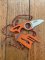 CRKT BLAZE ORANGE RENNER NECKOLAS SERRATED BLADE NECK/BOOT KNIFE