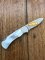 Puma Knife: Puma 4 Star Mini Folding Lock Knife with Mother Of Pearl Handle