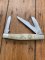 Puma Knife: Puma Original Stockman Knife with Faux Bone Handle And Scrimshawed Duck in Box