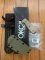 Ontario Ranger Series RAT-3 Plain Edge Blade with Micarta Handle Kydex and Nylon Tactical Belt Sheathes