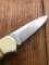 Puma Knife: Puma 1985 USED 745 4 Star Full Sized Folding Lock Knife with Stag Antler Handle *19581