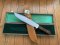 Puma Knife: 1989 Puma Big Big Bowie knife with Wooden Handle in original Wooden Box #45982