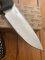 LionSTEEL Italy. Model T5 MI Canvas Micarta Handle Satin Blade with Leather Sheath