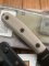 ESEE Knives- ESEE-4 HM Knife with Ivory Beige Micarta Handle & Black Kydex Sheath