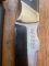 MAFFI SYDNEY AUSTRALIA Wood Handled Fixed Blade Knife With Sheath
