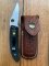 Spyderco VIELE 2 Japanese Straight Edge Lock Back Folding Knife with Pouch