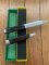 Puma Knife: Puma 1972 Vintage 3573 Boot Knife with Stag Handle Sheath in Puma Green/Yellow Box