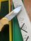 Puma Knife: Puma Original 1982 4 Star Folding Lock Blade Knife with Ivory Micarta Handle in Original Box #16281