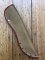 Puma Knife Sheath: Puma Rare 1970's era Tan Leather Sea Hunter Knife Sheath