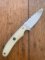 MAFFI SYDNEY AUSTRALIA Small Bone Handled Fixed Blade Knife