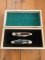 Puma A G RUSSELL1974 Numbered 03158/1057 Luger Pistol and 9mm Bullet Twin Knife Set