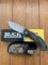 Buck Knife: 2007 Model 397 Large Buck OMNI Hunter Folding Knife with Camo Handle & Pouch