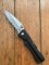 Schrade+ USA SW7 Black Handled Folding Lock Knife