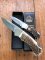 Puma Knife: Puma 1985 USED 745 4 Star Full Sized Folding Lock Knife with Stag Antler Handle *19581