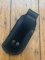 Puma Knife Sheath: Medium Vertical Clip Black Leather Knife Pouch