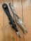 J.NOWILL & SONS  J.ADAMS SHEFFIELD ENGLAND GOLD/SILVER FS COMMANDO KNIFE