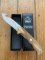 Puma Knife: Puma IP Pathfinder with gut hook, Olive Wood Handle