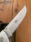 Puma Knife: Puma 230400 FLASH Brushed Silver Black Rubber Linerlock Folding Knife