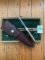 Puma Knife: Puma Original 1986 4 Star Fixed Blade Knife with Walnut Handle in Original Wooden Box #20861