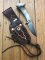 Ken Richardson Custom Handmade 3" Drop Point Blade Hunting Knife with Deer Antler Handle & Custom Sheath