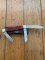 Puma Knife: Puma Original Stockman Knife with Bright Red Jigged Bone Handle Circa 2004