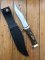 Nieto older Spanish Premium Hunting Bowie Knife and sheath