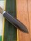 Puma Knife: Puma 1981 Vintage 3573 Boot Knife with Stag Handle Sheath in Puma Green/Yellow Box