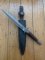 COMMANDO BLADED KNIFE WITH 200 LAYER DAMASCUS BLADE AND ROSEWOOD HANDLE