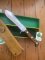 Puma Knife: Puma 6375 Rare 1983 White Hunter Knife with Jacaranda Handle Original Plastic Box & Matching Warranty