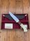 Mackrill Custom Knives 1994 No.6 SCI Limited edition Red Ivory & Giraffe Bone Handle #31-100