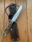 Puma Knife: Puma Vintage 1969 Skinner Handmade Knife with Stag Antler Handle & Sheath