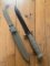 GLOCK Original Austrian Made FLAT DARK EARTH Saw Back Field Knife with Polymer Scabbard
