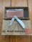 Al Mar Japan E1005 EAGLE Stag Handled Gentlemen's Knife in original Pouch