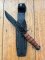 Ka-Bar Knife: Kabar USMC Special Edition Short Plain-edge blade with Hard Sheath