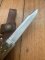 Puma Knife: Puma Vintage Pre-64 USED 3573 Boot Knife with Stag Handle & Custom Sheath